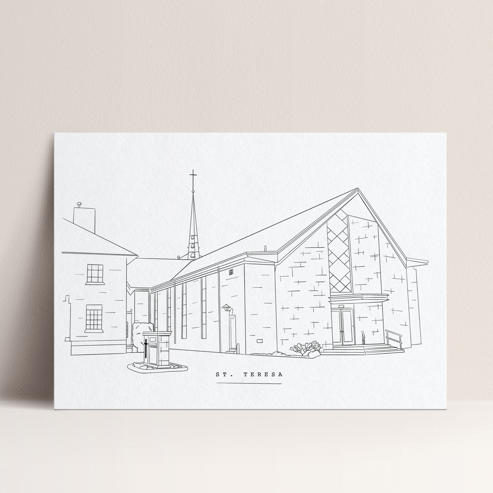 Line-Illustration-Church-Wedding-Venue